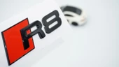 DK Tuning R8 Bagaj Siyah 3M 3D Yazı Logo Audi İle Uyumlu - 1