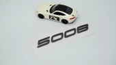 DK Tuning Peugeot Yeni 5008 Bagaj 3M 3D Koyu Gri ABS Yazı Logo - 4