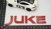 DK Tuning juke Kırmızı ABS 3M Bagaj Yazı Logo Nissan İle Uyumlu - 2