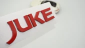 DK Tuning juke Kırmızı ABS 3M Bagaj Yazı Logo Nissan İle Uyumlu - 1