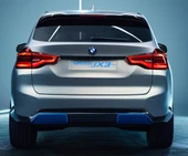 DK Tuning Yeni iX3 Bagaj Gri Mavi ABS Yazı Logo Bmw İle Uyumlu thumbnail 3