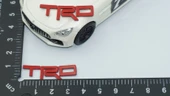 DK Tuning TRD Direksiyon Kırmızı Logo Amblem Toyota İle Uyumlu - 2