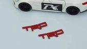 DK Tuning TRD Direksiyon Kırmızı Logo Amblem Toyota İle Uyumlu - 4