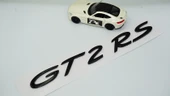 DK Tuning Porsche 911 GT2 RS Bagaj Siyah ABS Yazı Logo Amblem thumbnail 4