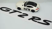 DK Tuning Porsche 911 GT2 RS Bagaj Siyah ABS Yazı Logo Amblem thumbnail 5