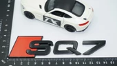 DK Tuning SQ7 Siyah ABS 3M 3D Bagaj Logo Audi İle Uyumlu - 2