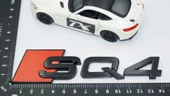 DK Tuning SQ4 Siyah ABS 3M 3D Bagaj Logo Audi İle Uyumlu - 2