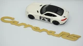 DK Tuning Porsche 911 Carrera RS 3M Gold ABS Bagaj Yazı Logo - 1