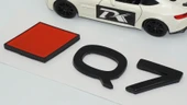 DK Tuning Q7 2025+ Bagaj Kırmızı Siyah 3M Yazı Logo Audi İle Uyumlu - 3