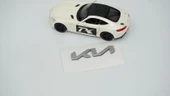DK Tuning Direksiyon Gri Logo Amblem Arma Kia ile Uyumlu - 4