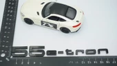 DK Tuning 55 e-tron Bagaj Siyah ABS Yazı Logo Audi İle Uyumlu - 2
