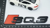 DK Tuning SQ3 Siyah ABS 3M 3D Bagaj Logo Audi İle Uyumlu - 2