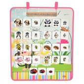 İngilizce Büyük - Küçük Hayvan Oyunu Keçe Cırtlı Duvar Panosu thumbnail 1