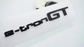 DK Tuning e-tron GT Bagaj Siyah Yazı Logo Audi İle Uyumlu - 1