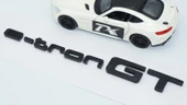 DK Tuning e-tron GT Bagaj Siyah Yazı Logo Audi İle Uyumlu - 5