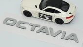 DK Tuning Octavia Yeni Nesil Bagaj Gri Yazı Logo Skoda İle Uyumlu - 5