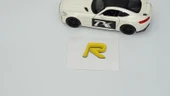 DK Tuning R Rozet Sarı 2.2cm Bagaj Yazı Logo Arma Volvo ile Uyumlu - 3