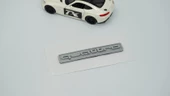 DK Tuning Quattro Gri ABS 3M 3D Bagaj Logo Amblem Audi İle Uyumlu - 3
