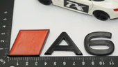 DK Tuning A6 Yeni Nesil Siyah ABS 3M 3D Bagaj Logo Audi İle Uyumlu - 2