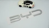 DK Tuning Byd Ön Kaput Gri ABS 21 cm Bagaj Yazı Logo Arma - 3
