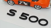 DK Tuning S500 Maybach Bagaj Siyah ABS Yazı Logo Arma - 5