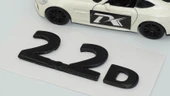 DK Tuning 2.2D Siyah ABS Bagaj Yazı Logo Arma Jaguar İle Uyumlu - 4
