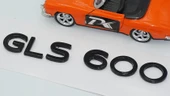 DK Tuning GLS600 Maybach Bagaj Siyah ABS Yazı Logo Arma thumbnail 5