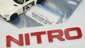 DK Tuning Dodge Nitro Bagaj Kırmızı ABS Yazı Logo Amblem - 5