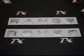Dk Tuning Range Rover Gümüş Renk Kaput Ve Bagaj Yazı - 2