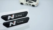 DK Tuning Hyundai N Line Çamurluk Yanı Ve Ayna Damla Desen Logo Arma thumbnail 1