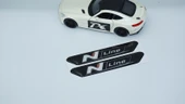 DK Tuning Hyundai N Line Çamurluk Yanı Ve Ayna Damla Desen Logo Arma thumbnail 4
