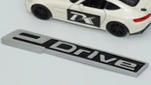 DK Tuning eDrive Bagaj Gri Siyah Yeni Nesil Yazı Logo Bmw İle Uyumlu - 4