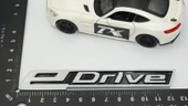DK Tuning eDrive Bagaj Gri Siyah Yeni Nesil Yazı Logo Bmw İle Uyumlu - 2
