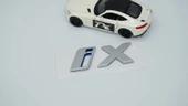 DK Tuning iX Bagaj Mavi Gri ABS 3M Yazı Logo Arma Bmw İle Uyumlu thumbnail 4