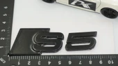 DK Tuning S5 Siyah 3M Bagaj Logo Audi İle Uyumlu - 2