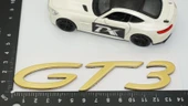 DK Tuning Porsche 911 GT3 Bagaj Gold ABS Yazı Logo Amblem - 2