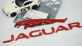 DK Tuning Jaguar Panter Kırmızı Bagaj Yazı Logo Arma Seti - 6