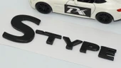 DK Tuning S Type Bagaj Siyah Yazı Logo 2001 2010 Jaguar İle Uyumlu - 4