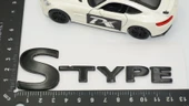 DK Tuning S Type Bagaj Siyah Yazı Logo 2001 2010 Jaguar İle Uyumlu - 3