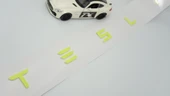 DK Tuning Tesla Model 3 Y S X Series Bagaj Fosfor Renk Uzun Yazı Logo thumbnail 4