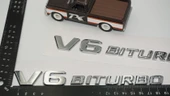 DK Tuning Benz V6 Biturbo Çamurluk Yanı Logo Amblem 2 Li Set thumbnail 2