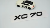 DK Tuning XC70 Siyah ABS Bagaj Yazı Logo Volvo İle Uyumlu thumbnail 3