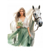 Sayılarla Boyama Tablo Seti (Güzel Kız ve Atı) thumbnail 2