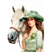 Sayılarla Boyama Tablo Seti (Güzel Kız ve Atı) thumbnail 8