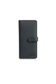 Guard Mat Siyah Kart ve Para Slotlu Hakiki Deri Unisex Telefon Kılıflı Cüzdan 3032 - 3