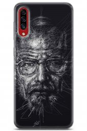 Samsung Galaxy A50s Uyumlu Kılıf Words 10 WWhite Full HD Kılıf Mavi - 1