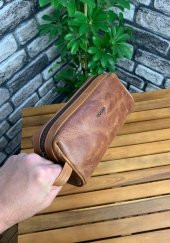 Guard Antik Taba Hakiki Deri El Çantası Erkek / Kadın P1792 - 1