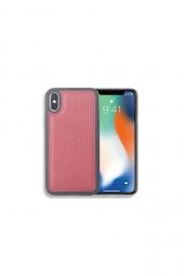 Guard Bordo Hakiki Deri iPhone X / XS Kılıfı P1426 - 1