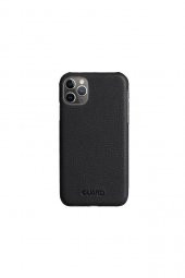 Guard Mat Siyah iPhone 11 Hakiki Deri Telefon Kılıfı P6017 - 1