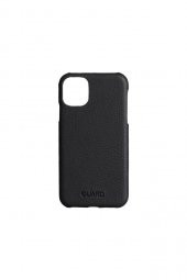 Guard Mat Siyah iPhone 11 Hakiki Deri Telefon Kılıfı P6017 - 3